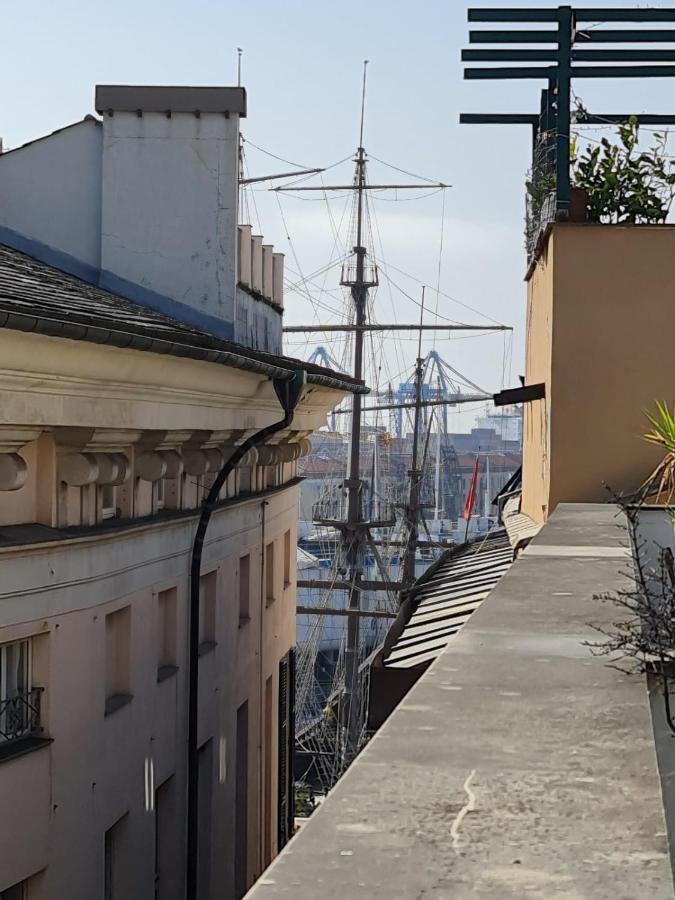 Doge Cambiaso- Davanti All'Acquario - Grande Terrazza Privata - Palazzo Nobiliare Storico جنوة المظهر الخارجي الصورة